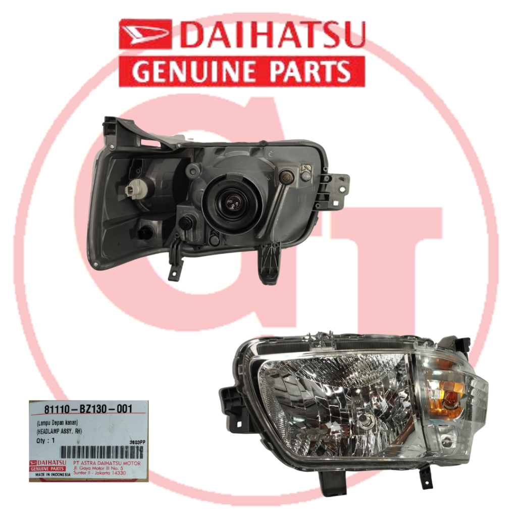 HEADLAMP RH DAIHATSU GRANDMAX 81110-BZ130-001