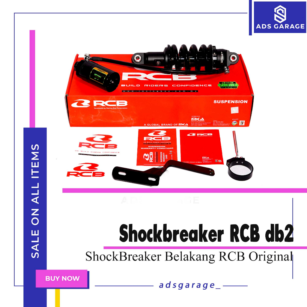 MONO SHOCK RCB DB2 LINE ORIGINAL - SHOCK BELAKANG