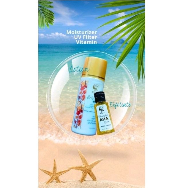 BODY LOTION + AHA EXFOLIASI ERL BEAUTY