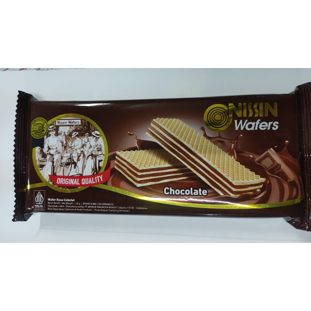 

NISSIN WAFER CHOCOLATE COKELAT per pack 110gr