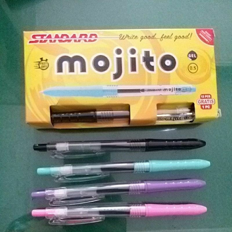 

(pcs) Ballpoint standard Mojito /pulpen ballpoint 0.5mm