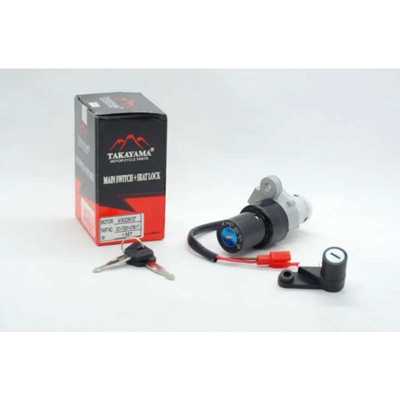 Kunci Kontak Komplit Yamaha Vixion OLD  Merk Takayama