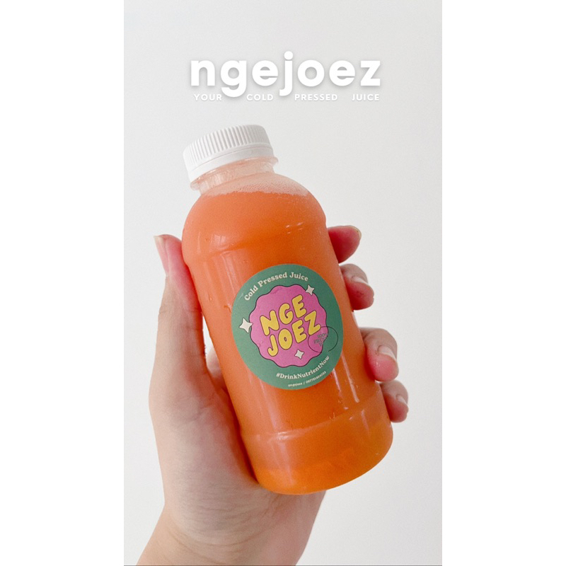 

Jus Wortel / Cold Pressed Juice / Golden Sunset Ngejoez