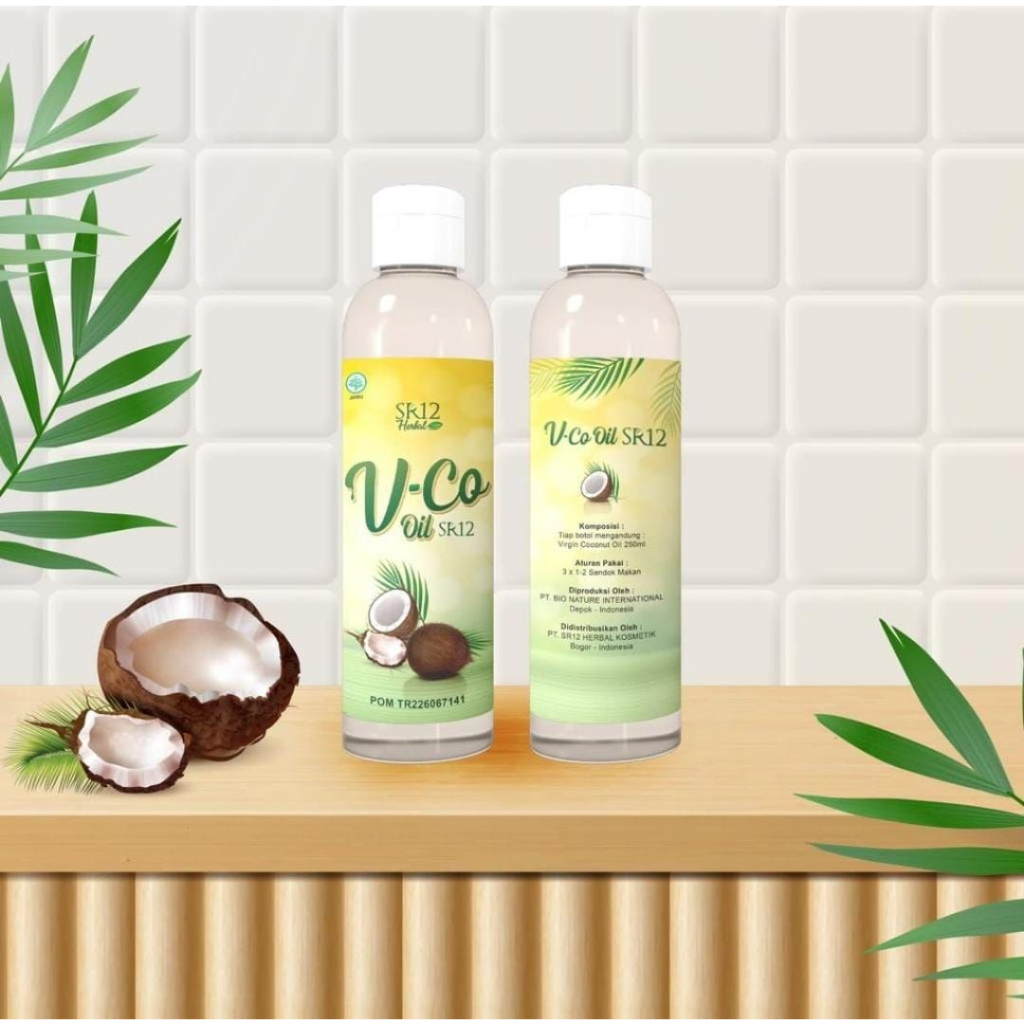 VCO Virgin Coconut Oil 250ml SR12 Minyak Kelapa Murni Premium BPOM