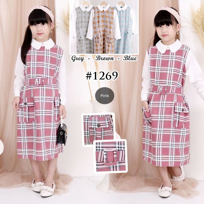 Dress/tunik Anak Perempuan | Dress/Tunik Cantik |  Baju Tunik Anak Cewek 6-12Tahun
