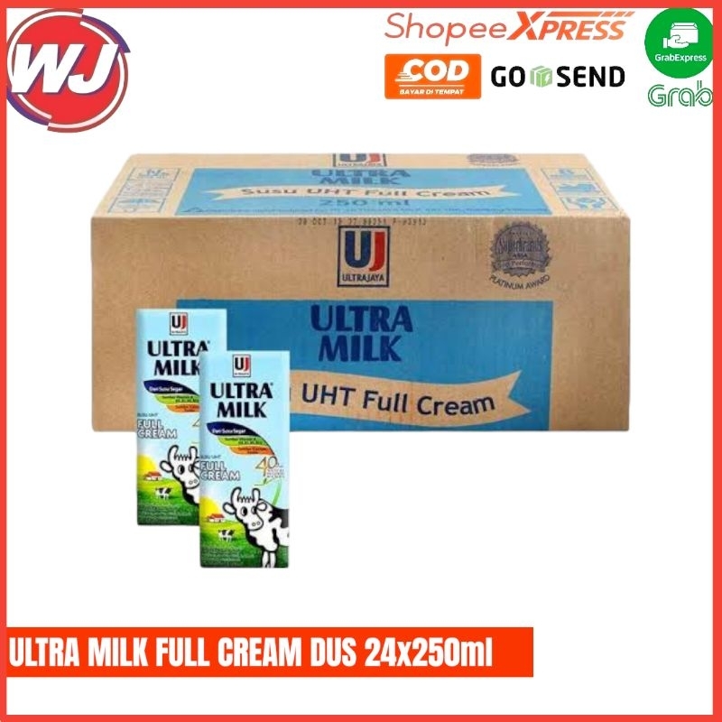 

ULTRA MILK FULL CREAM DUS 24x250ml
