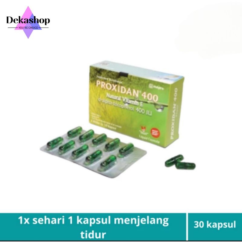 Proxidan 400 - Vitamin E 400 IU untuk Promil