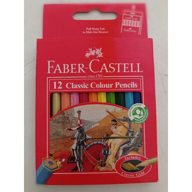 

FABER-CASTELL Since 1761|| 12 CLASSIC COLOUR PENCILS