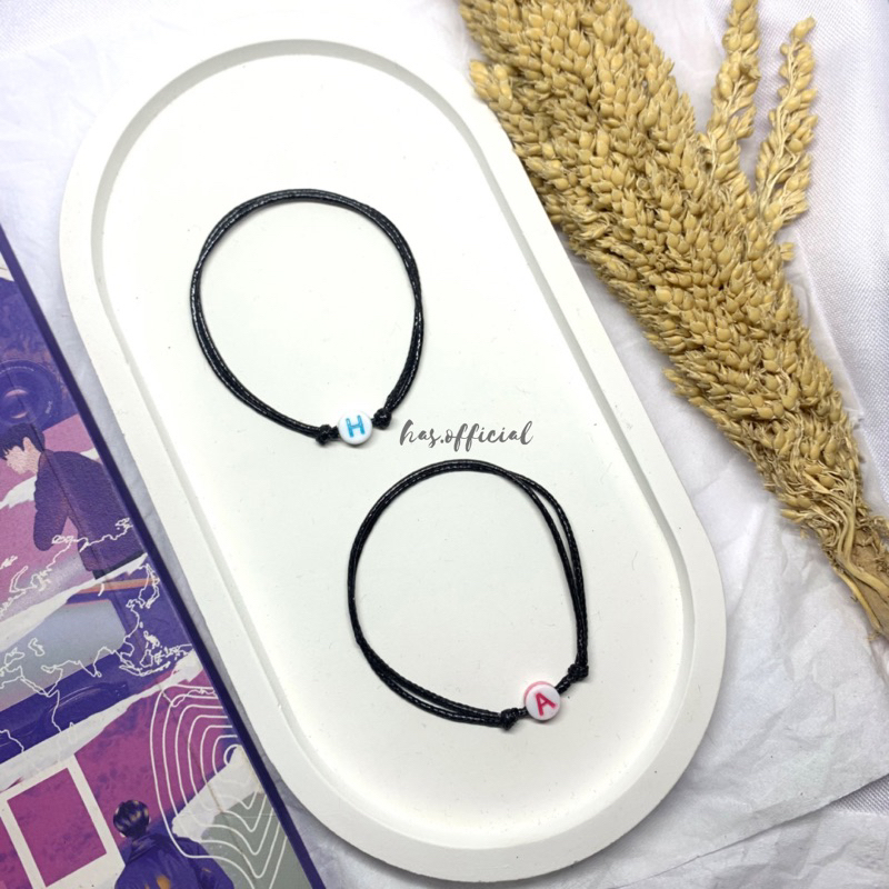 GELANG INISIAL HURUF / GELANG INISIAL / SOUVENIR GELANG