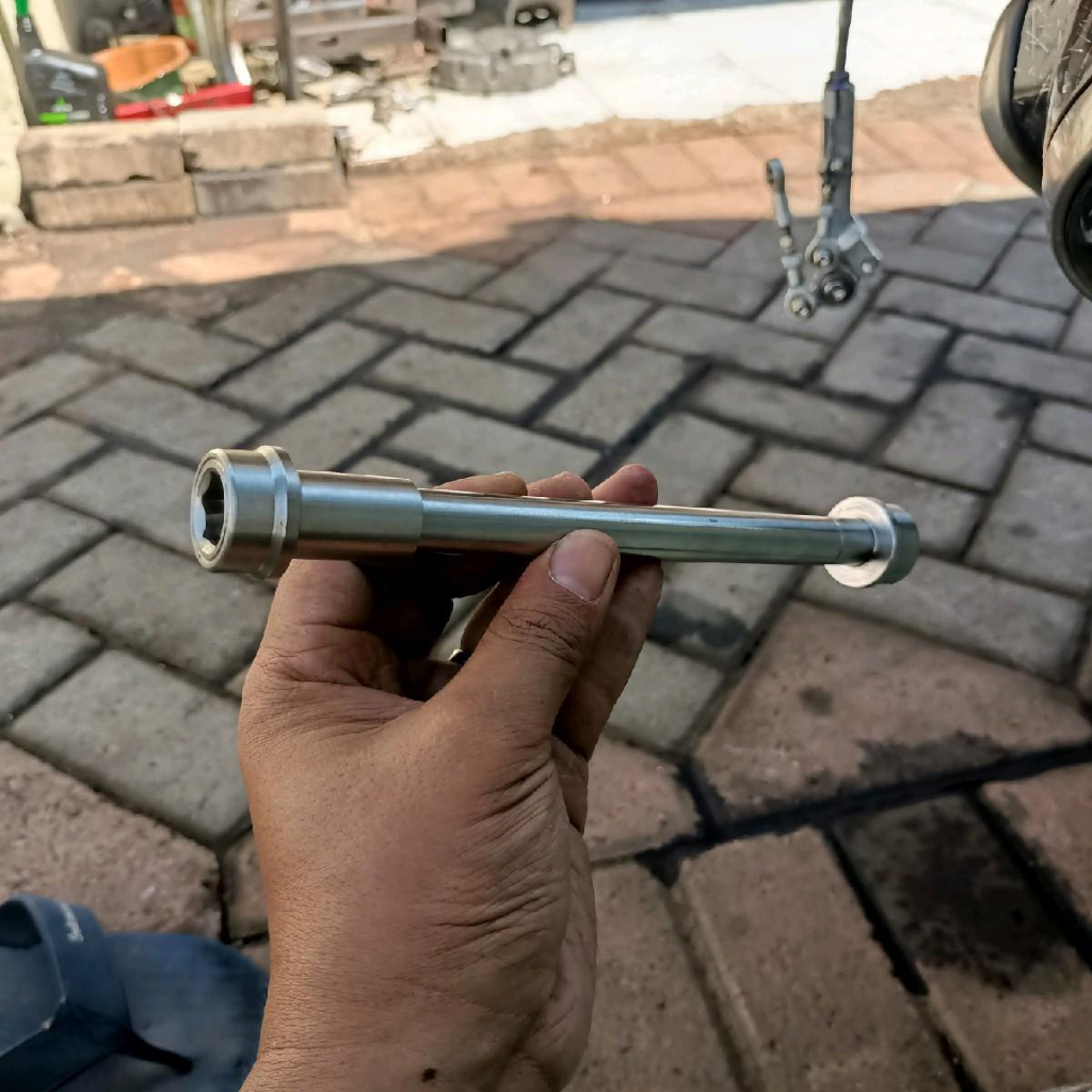 AS RODA DEPAN NINJA STAINLESS MODEL KUNCIANSHOK AS 15/AS RODA DEPAN NINJA STAINLESS KUNCIAN SHOK