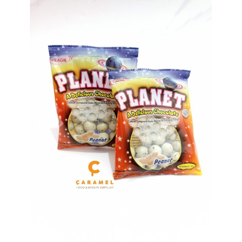 

lagie planet 30gr - coklat isi kacang - coklat kacang - bola coklat - coklat