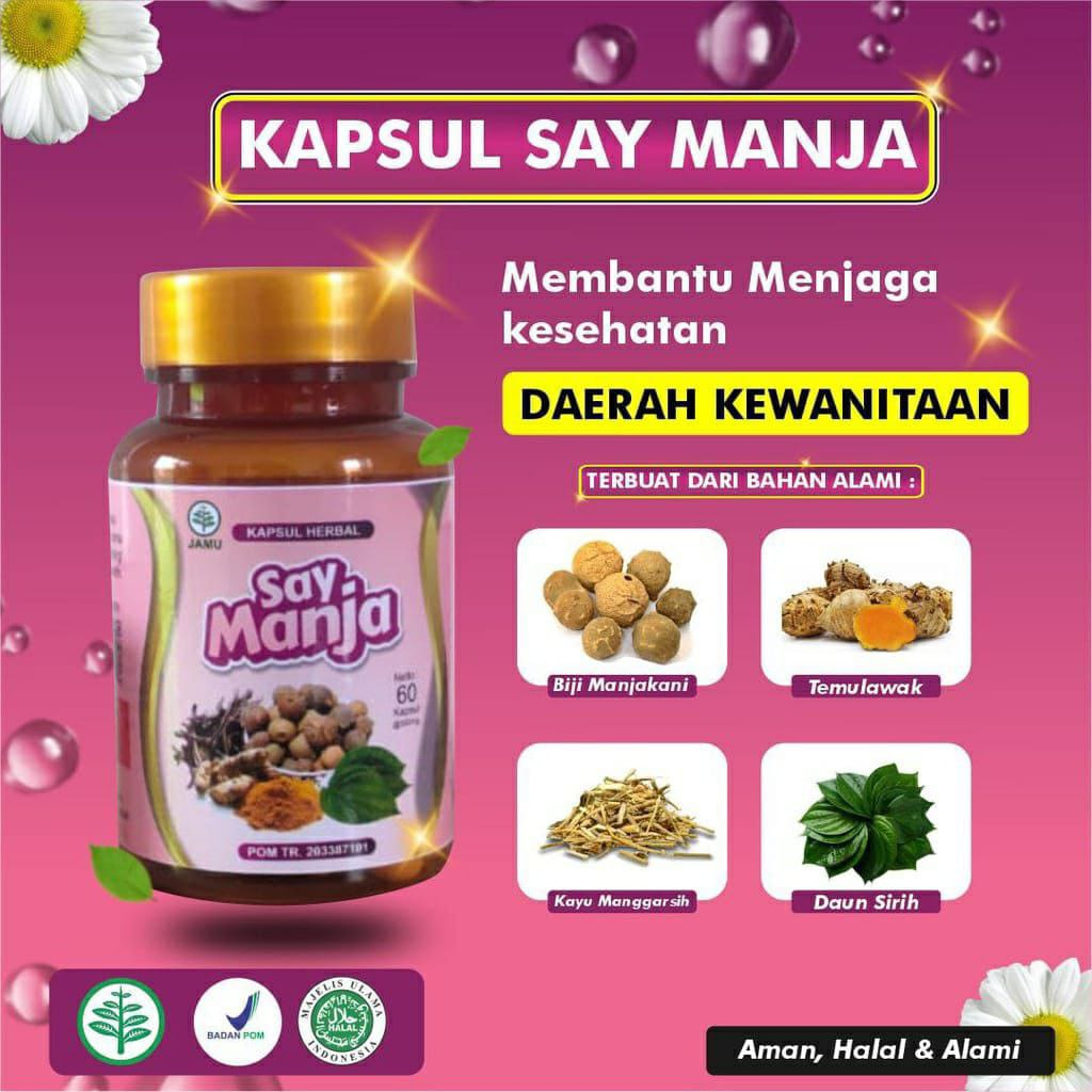 

Kapsul Say Manja Obat Herbal Keputihan Manjakani BPOM