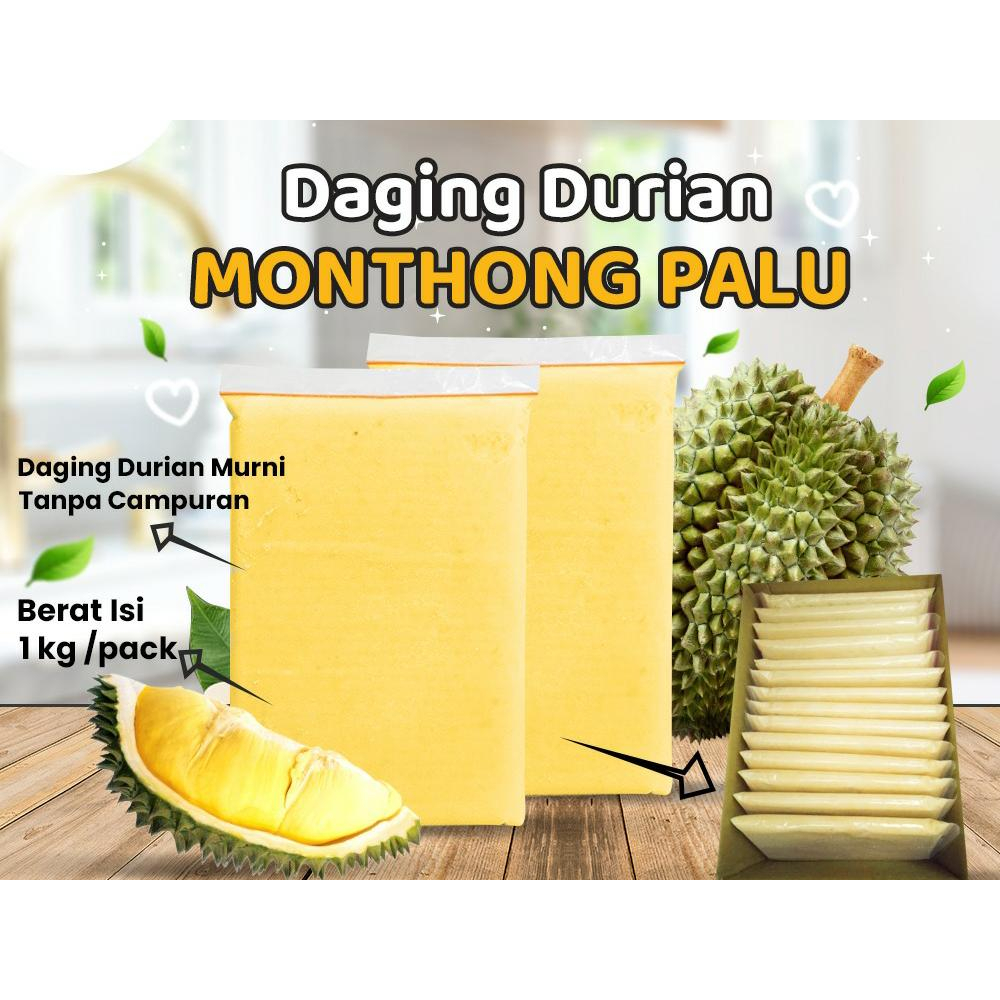 

Daging Durian Murni 1 Kg Original Asli Medan | Daging Durian Montong Palu | Dagdur Beku Tanpa Biji Rasa Manis Legit Mantap