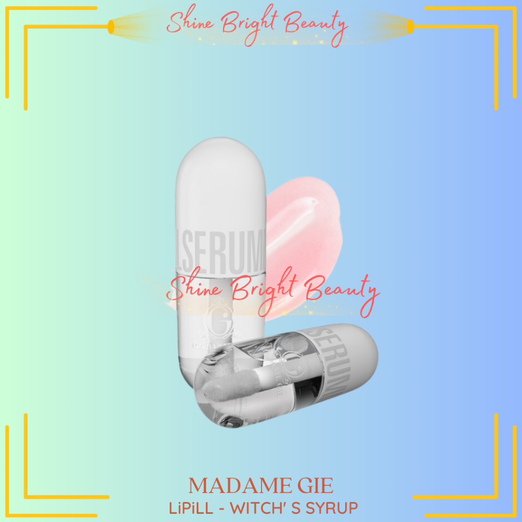 Madame Gie LiPill Serum - Lip Oil Bibir Serum bibir BPOM serum bibir pink alami