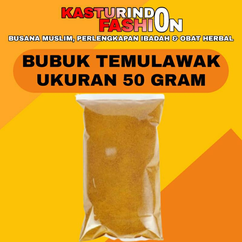 

Bubuk Serbuk Temulawak Herbal Curcuma Ukuran 50 Gram Rempah Rempah