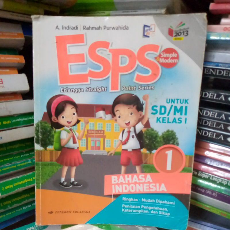 BUKU ESPS BAHASA INDONESIA KELAS 1 SD
