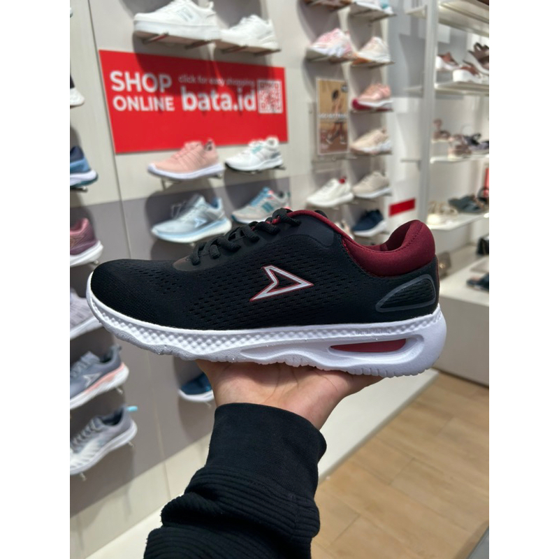 Bata Sepatu sneakers pria Memori foam/ Sepetu olahraga pria Merek Power