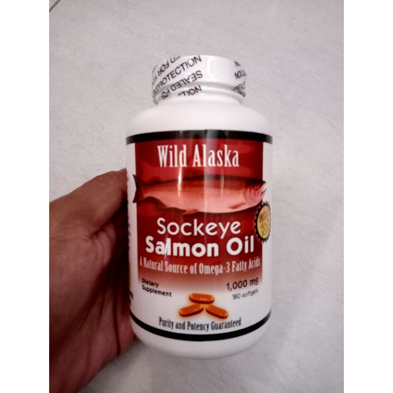 Suplemen Minyak Ikan Salmon Asli USA