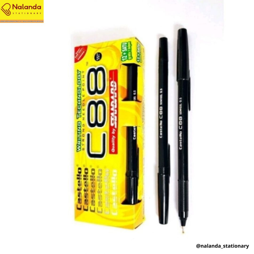 

PULPEN STANDAR C88 - PULPEN STANDARD - BOLPOINT - PENA