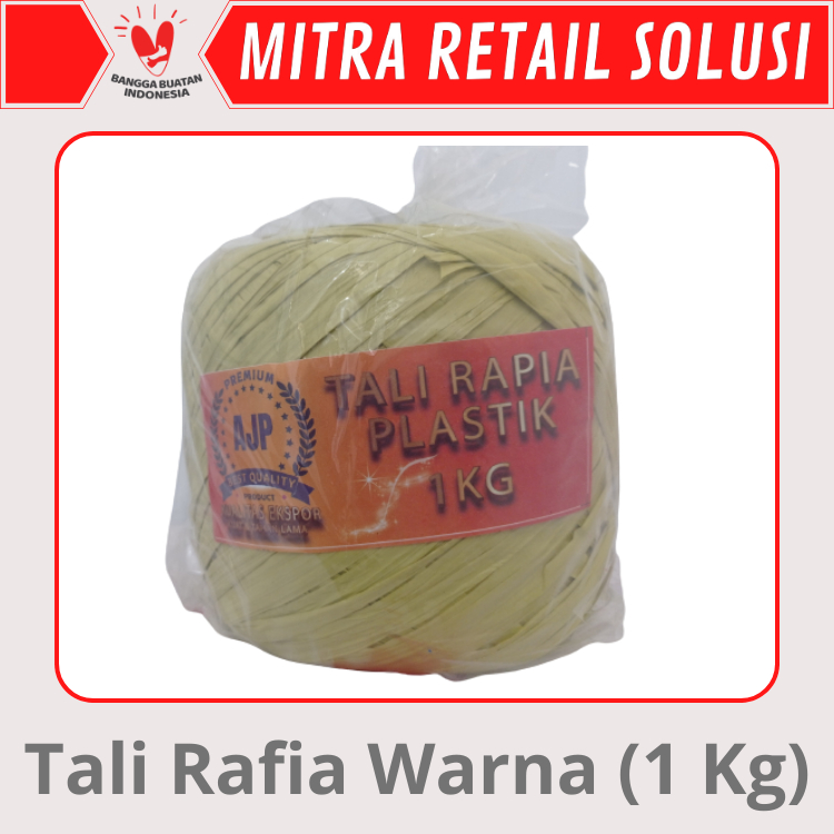 

Tali Rafia Warna Kuning 1kg