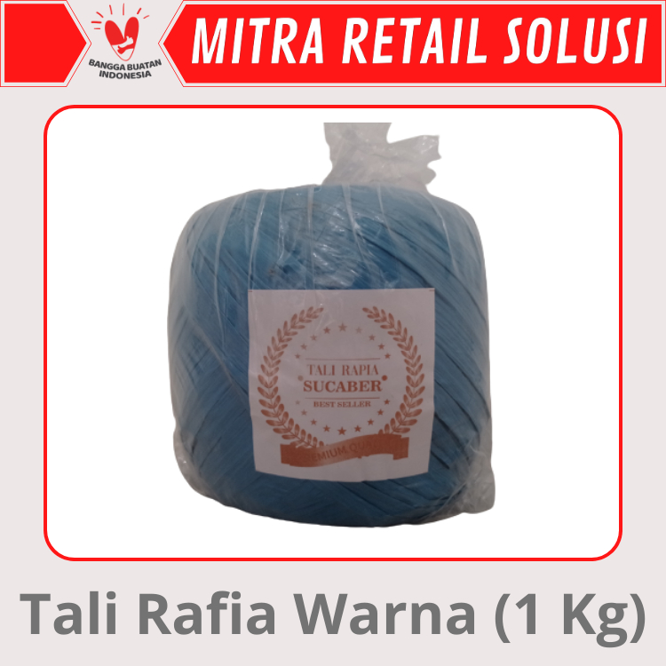 

Tali Rafia Warna Biru 1kg