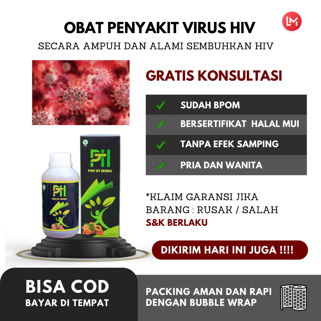 Obat HIV Herbal, Penambah Imunitas Tubuh, Obat HIV AIDS, Obat HIV Paling Ampuh, Obat Penangkal Virus