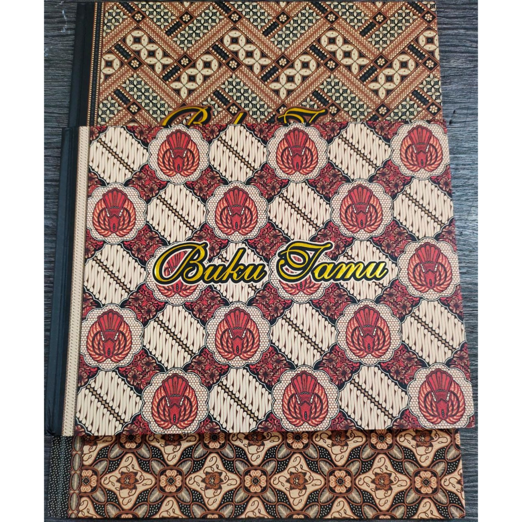 

Kiky Buku Tamu Batik Hard cover Isi 12 Lembar