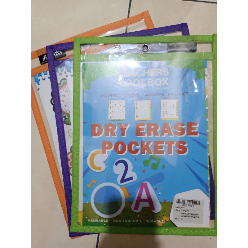

Dry erase pocket bonus worksheet / belajar menulis wipe and clean