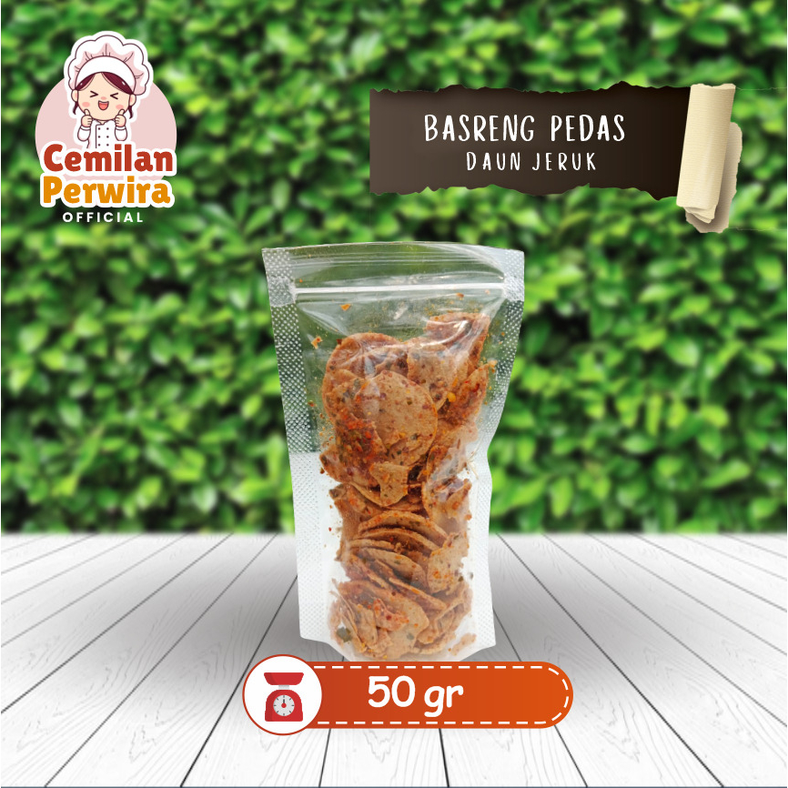 

Basreng Pedas Daun Jeruk 50Gr BY CEMILAN PERWIRA
