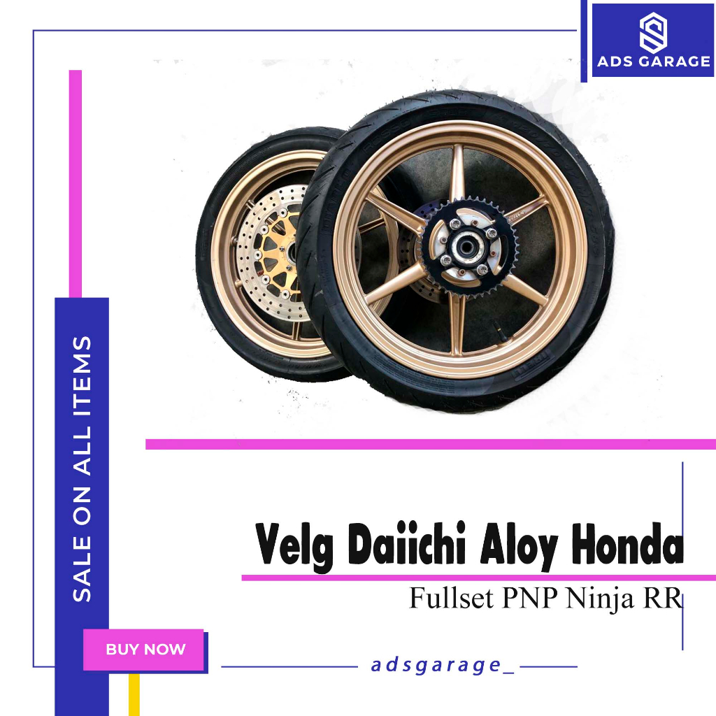 Velg Daiichi alloy Honda Pnp Ninja RR