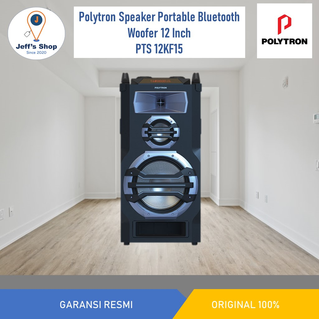Polytron Speaker Portable [Woofer 12 Inch] PTS 12KF15