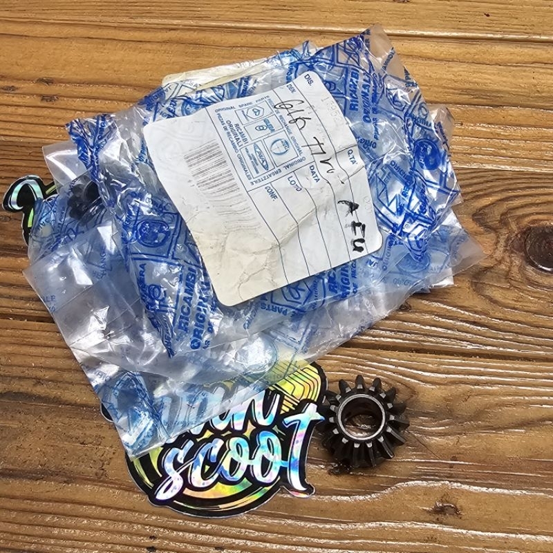 GIGI TIRUS DINAMO + LAWAN DINAMO STATER VESPA GIGI STATER VESPA GIGI BENDIK DINAMO VESPA