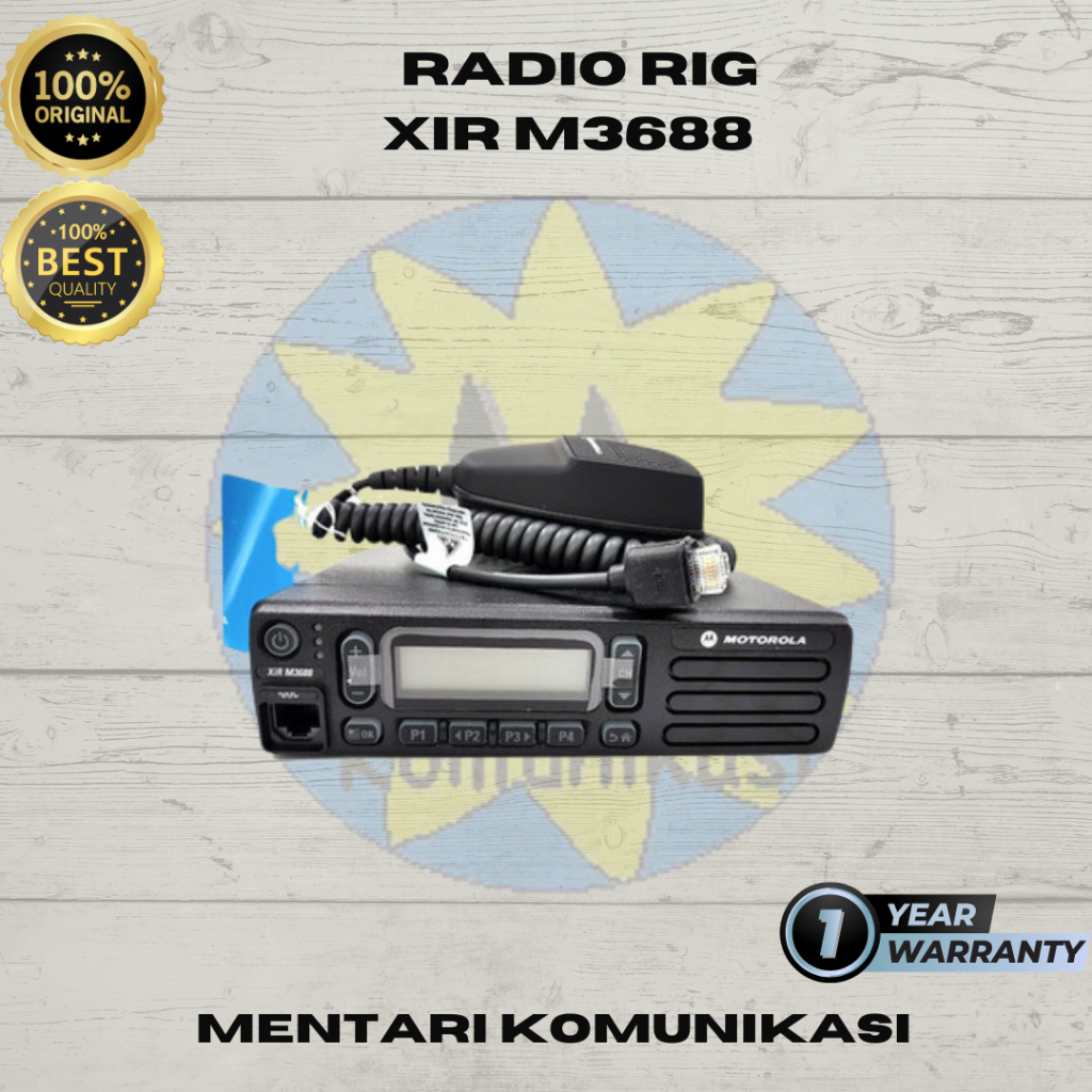 Radio RIG XIR Motorola M3688 UHF  - Rig Motorola M3688 UHF 20 Watt/40watt - Garansi Motorola
