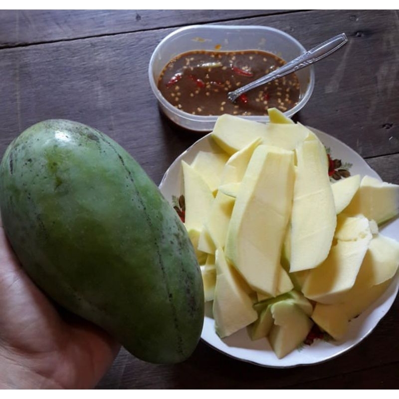 

Paket rujak petis muncar + Mangga