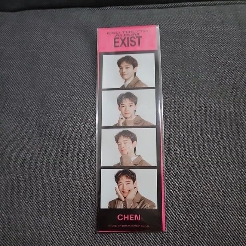 EXO Chen jongdae 4 cut photo set no id exist cream soda pop up merch