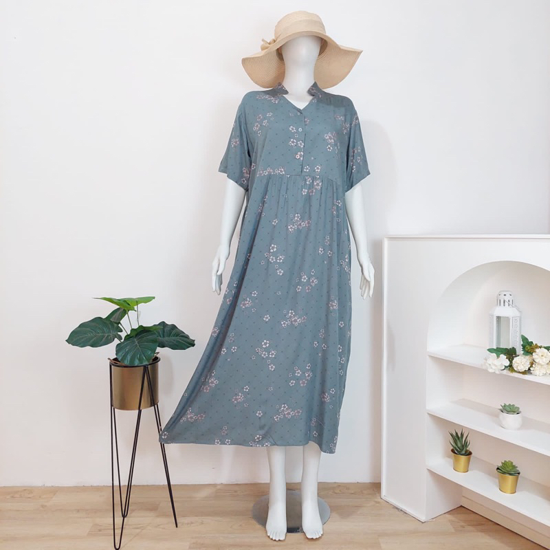 CINTYA DRESS | DASTER KERAH SANGHAI | DASTER PANJANG