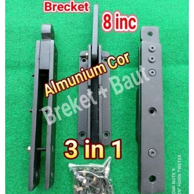 Breket line aray 8 inc almunium - Corong Tweter tweeter driver speaker