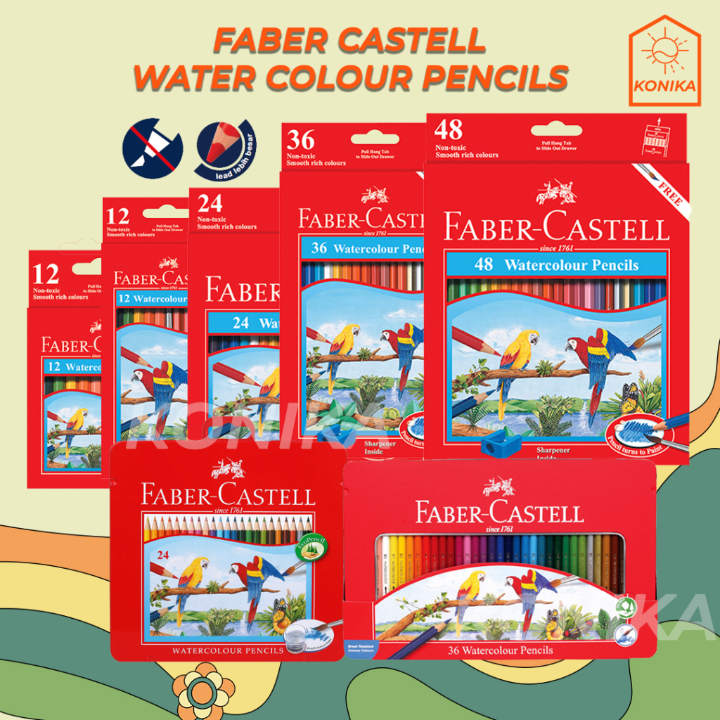 

Pensil Warna Cat Air Faber Castell Watercolour Pencils