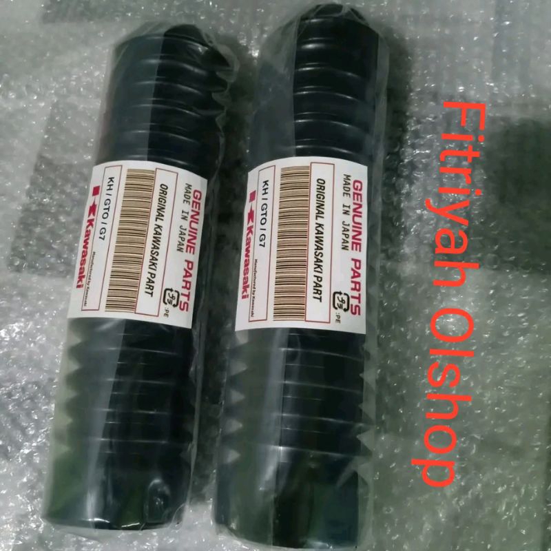 Karet Cover Shock Depan Kawasaki KH 100 GTO G7 Karet Slongsong Skok KH100 GTO G 7 Kawasaki