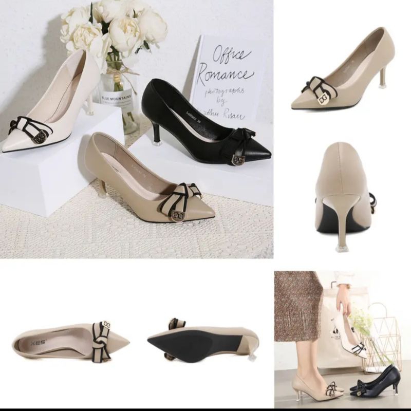 XES LOLITA//Sepatu high heel sepatu import