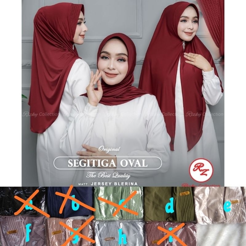 jilbab instan segitiga by Rizky Collection