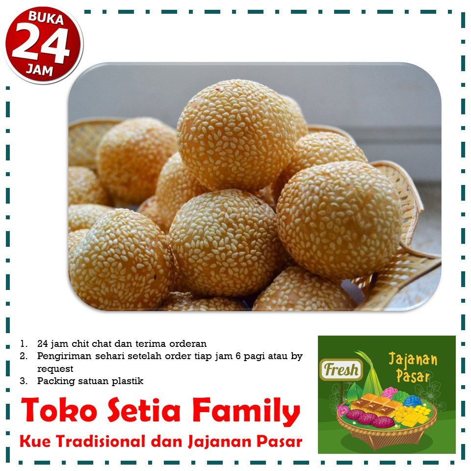 

Jajanan Pasar Kue Onde-Onde (fresh dan murah)