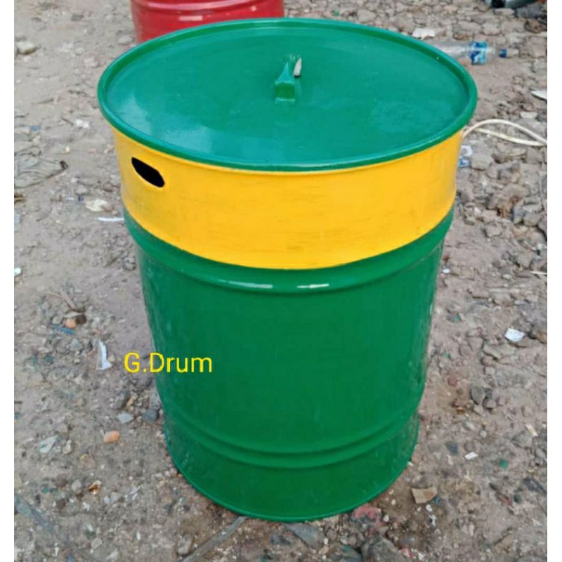 tong/kaleng/Tong besi/drum besi/jerigen/drum besi 100 liter
