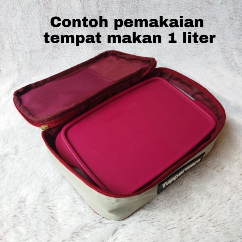 Tas bekal Coolteen Silver series ( Zipper bunga es)