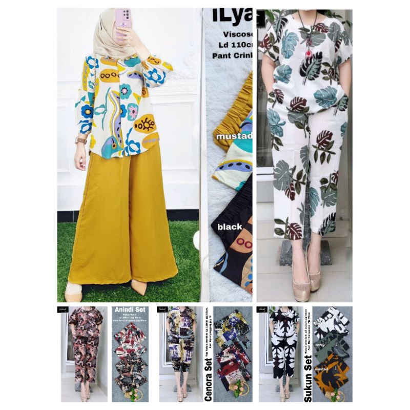 BAJU SET WANITA KEKINIAN  BY VALENT HIJAB