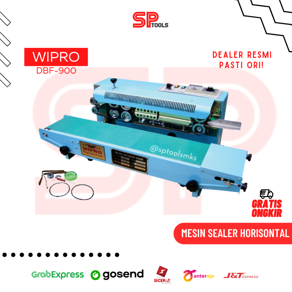 PRESS PLASTIK SEALER KEMASAN HORIZONTAL PRESS MEJA DBF-900 WIPRO