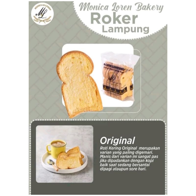 

Roti kering Monica & Loren khas Lampung Original 250 gr