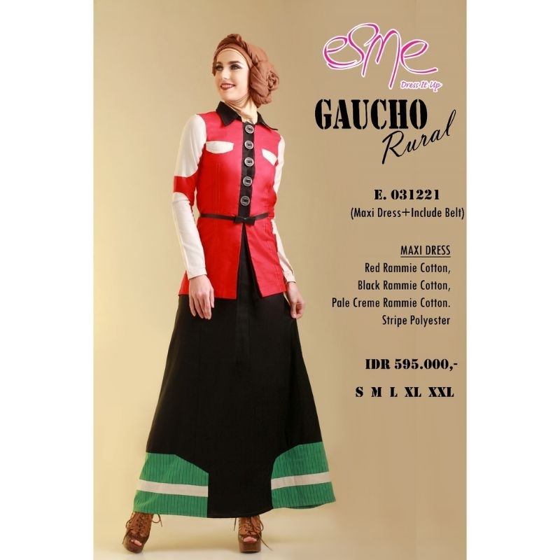 (COD) Gamis E-031221 by Esme Fashion