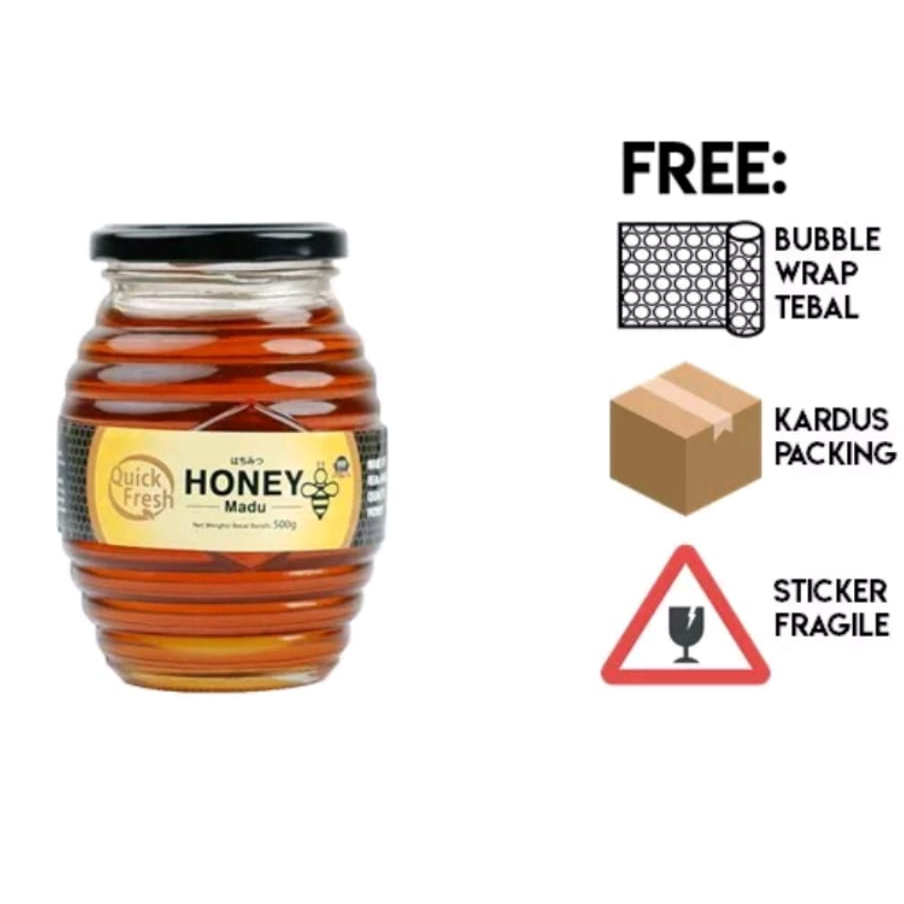 

Madu Murni Asli Quick Fresh Honey 500gr Jar Kaca