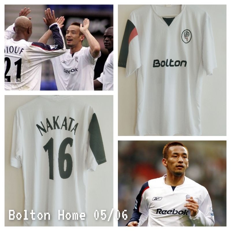 JERSEY BOLTON WANDERERS HOME 05/06 - NAKATA 16